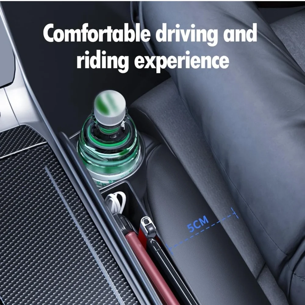 QioTceen Car Seat Gap Filler Organizer, 2 pack (F)